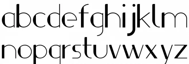 Ifti-Regular 字体 小写