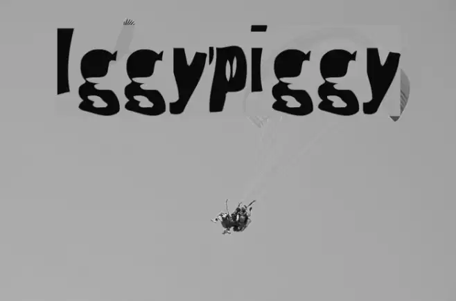Iggypiggy Font examples