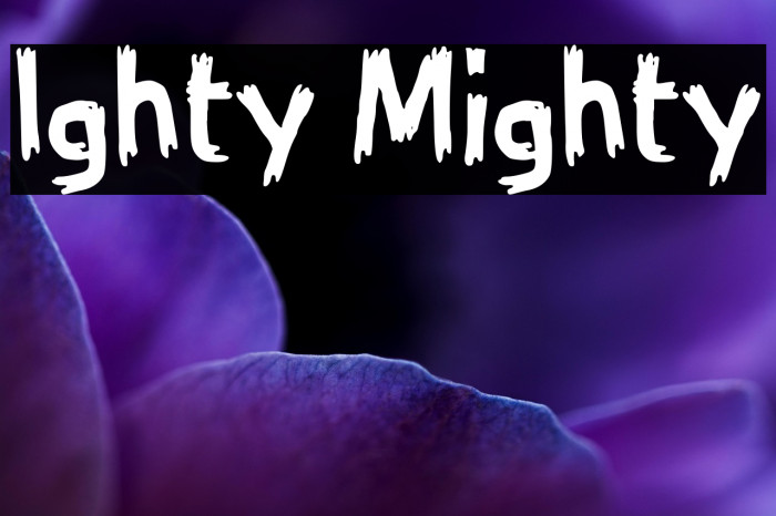 Ighty Mighty Example 1