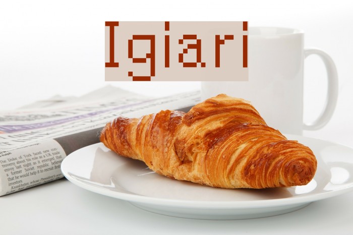 Igiari Font examples