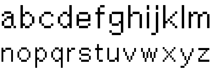 Igiari Font LOWERCASE