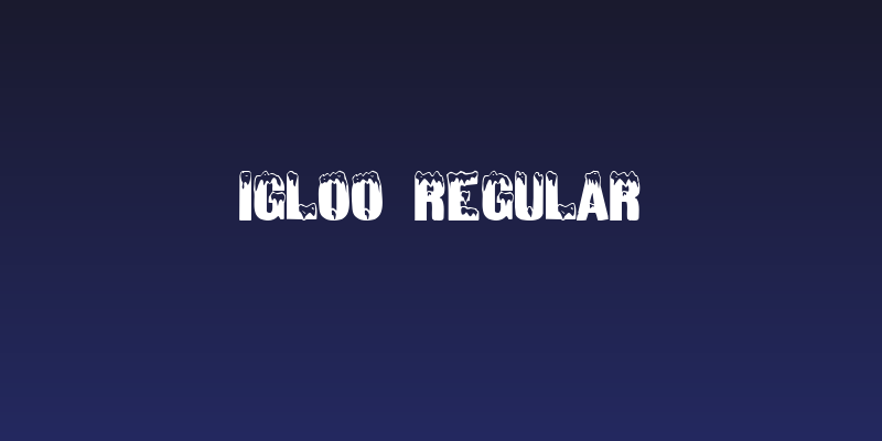 Igloo Regular Social Header