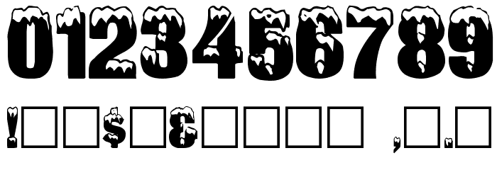 IglooLaser Font OTHER CHARS