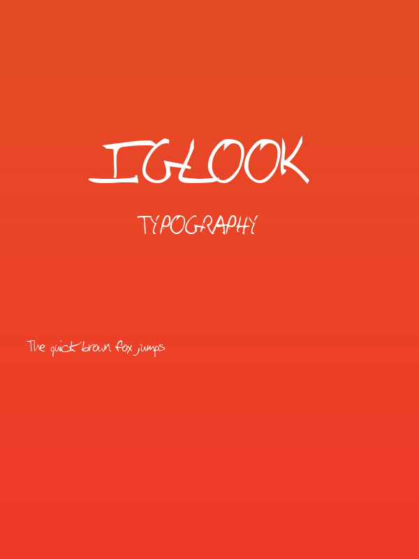 Iglook Poster