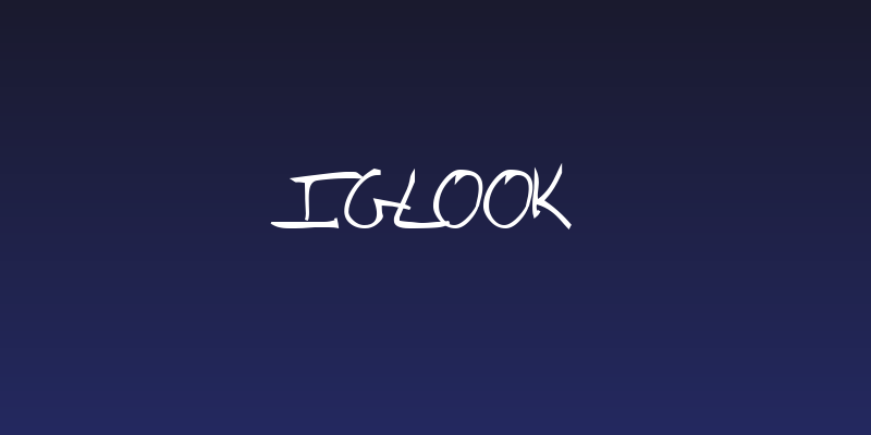 Iglook Social Header