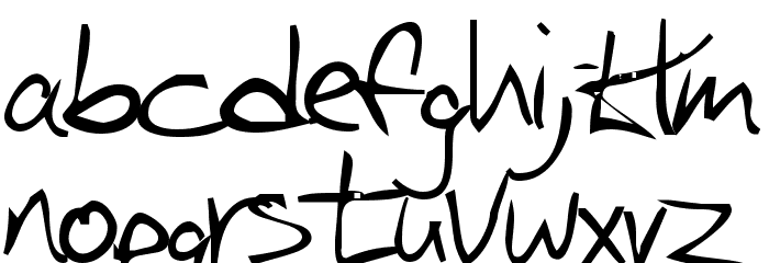 Iglook Font LOWERCASE