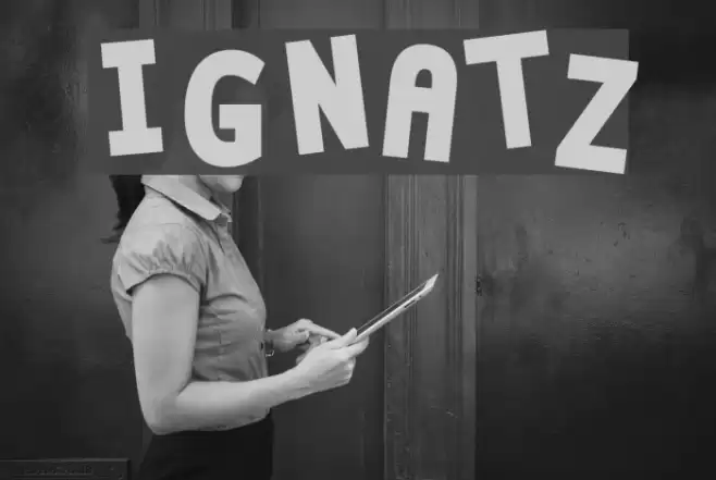 Ignatz Font examples