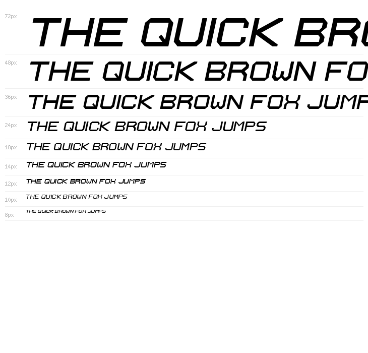 Ignis et Glacies Extra Sharp Italic Waterfall