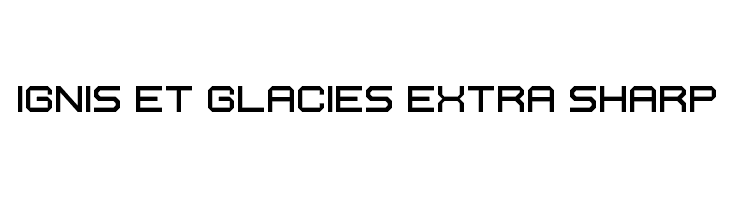 Ignis et Glacies Extra Sharp  font caratteri gratis