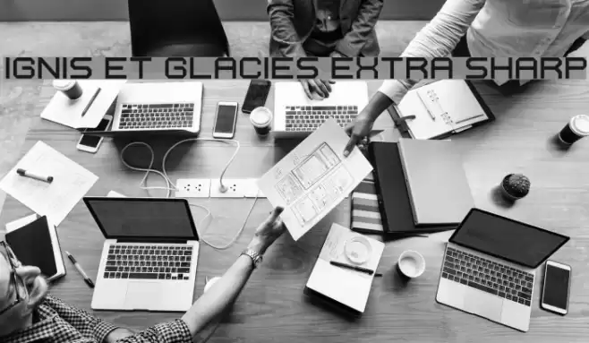 Ignis et Glacies Extra Sharp フォント examples