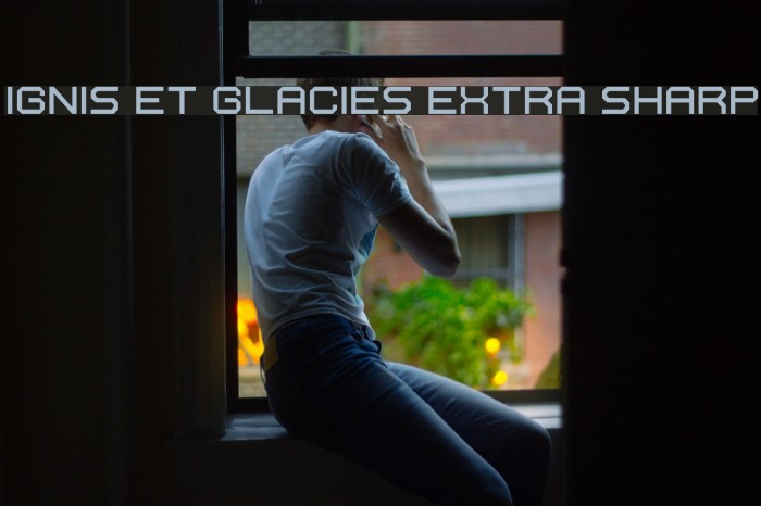 Ignis et Glacies Extra Sharp Font examples