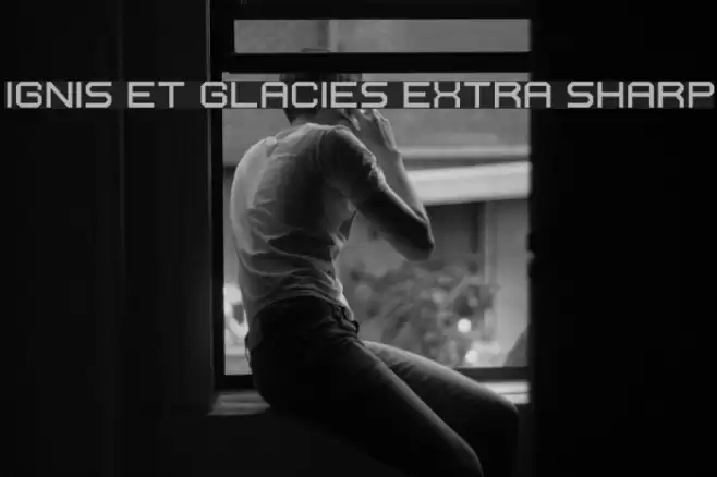 Ignis et Glacies Extra Sharp フォント examples