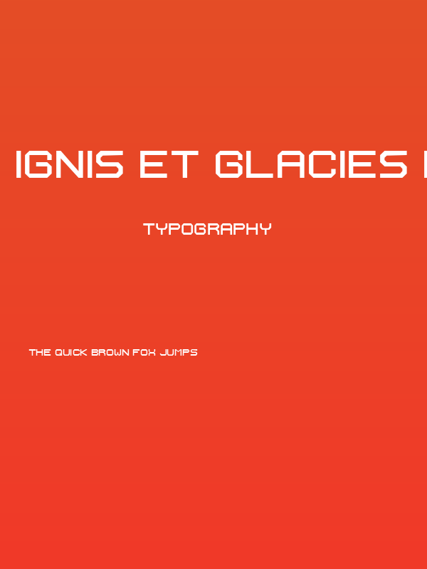 Ignis et Glacies Extra Sharp Poster
