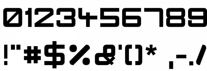 Ignis et Glacies Sharp Bold Font OTHER CHARS