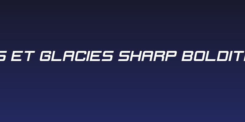 Ignis et Glacies Sharp BoldItalic Social Header