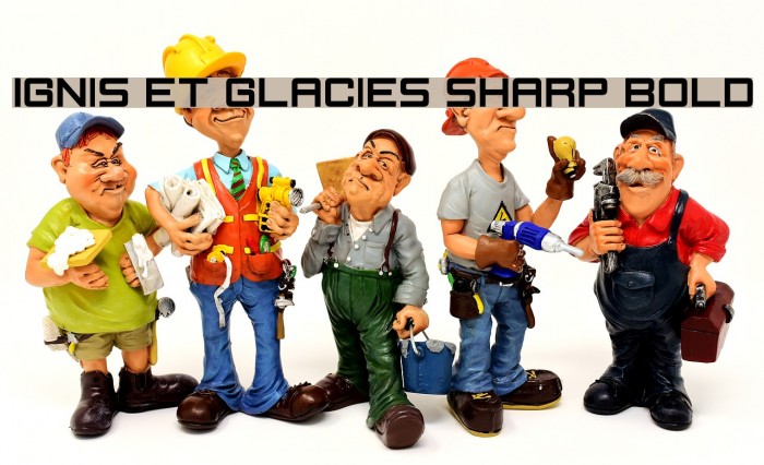 Ignis et Glacies Sharp Bold Font examples