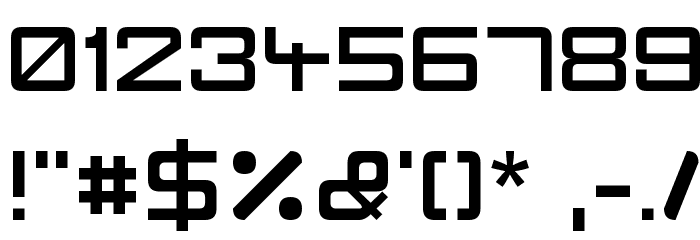 Ignis et Glacies Sharp フォント その他の文字