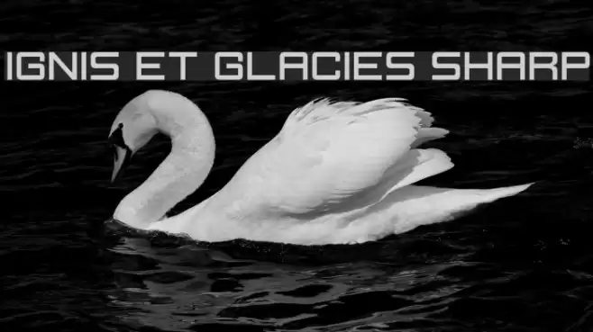 Ignis et Glacies Sharp Шрифта examples