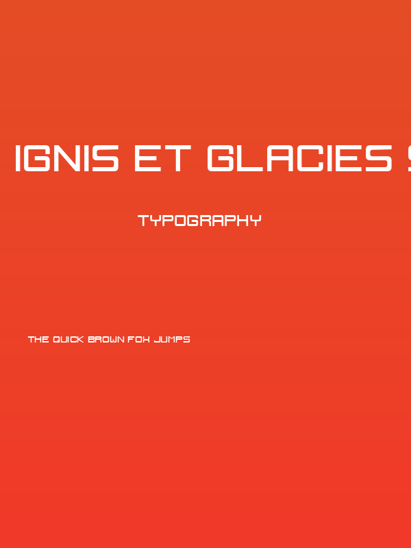 Ignis et Glacies Sharp Poster