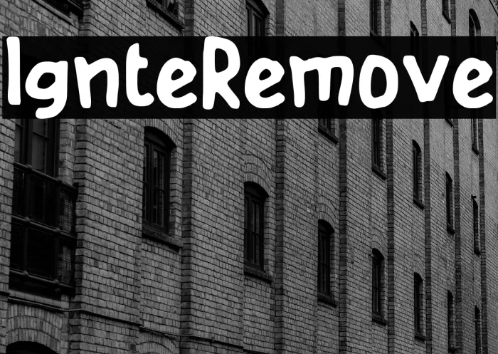 Ignite Remove Example 3