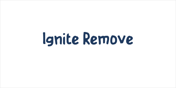 Ignite Remove Logo