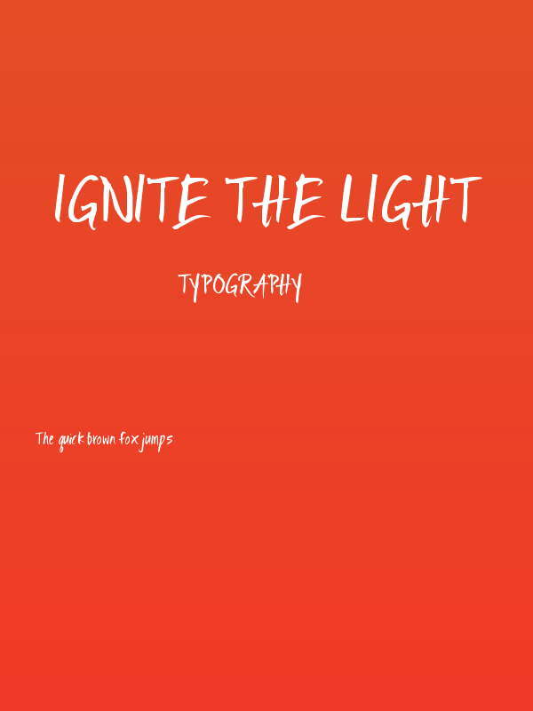 Ignite the Light Poster