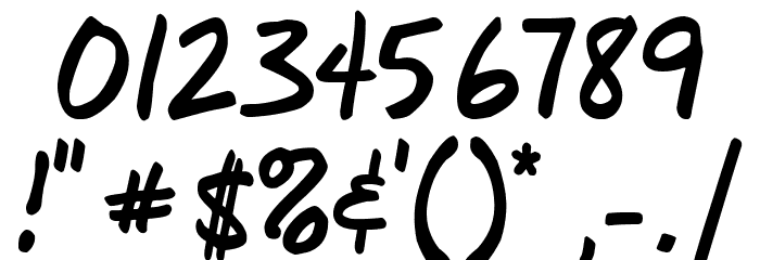 IgniteMe Bold Italic Font OTHER CHARS