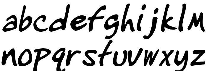 IgniteMe Bold Italic Font LOWERCASE