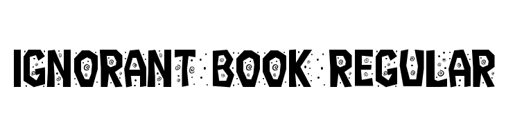Ignorant Book Regular  Descarca Fonturi Gratis