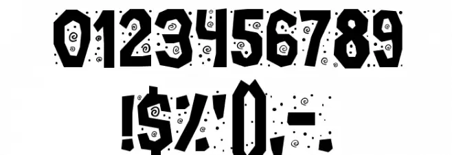 Ignorant Book Regular Font OTHER CHARS