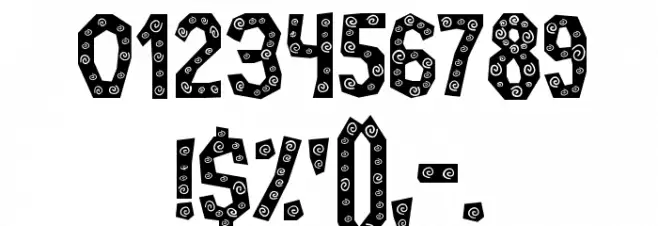 Ignorant Flat Regular Font OTHER CHARS