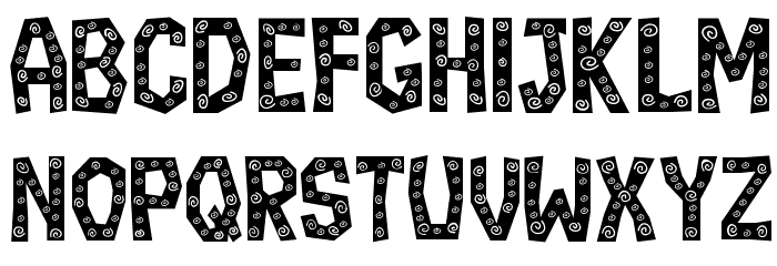 Ignorant Flat Regular Font LOWERCASE