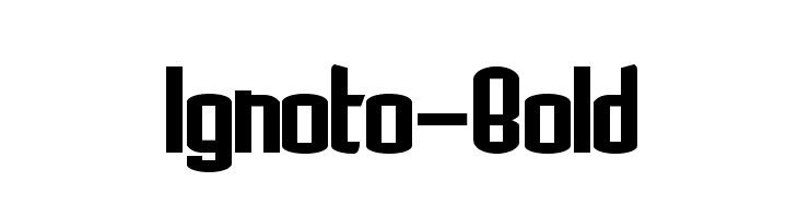 Ignoto-Bold  baixar fontes gratis