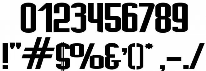 Ignoto-Bold Font OTHER CHARS