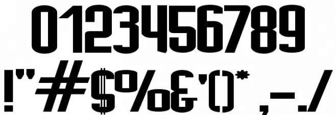 Ignoto Bold Font OTHER CHARS