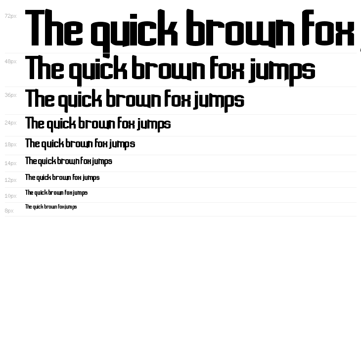 Ignoto Bold Waterfall