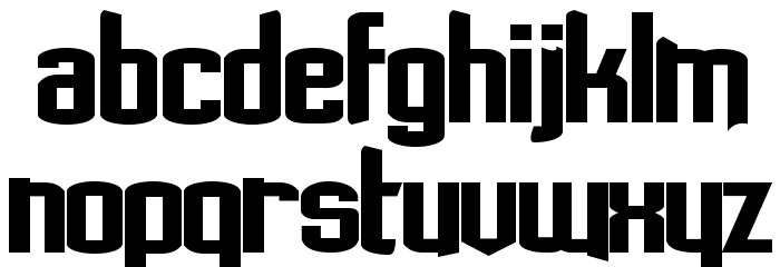 Ignoto-Bold Font LOWERCASE