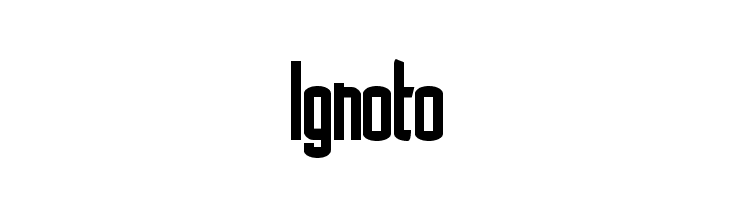 Ignoto Font