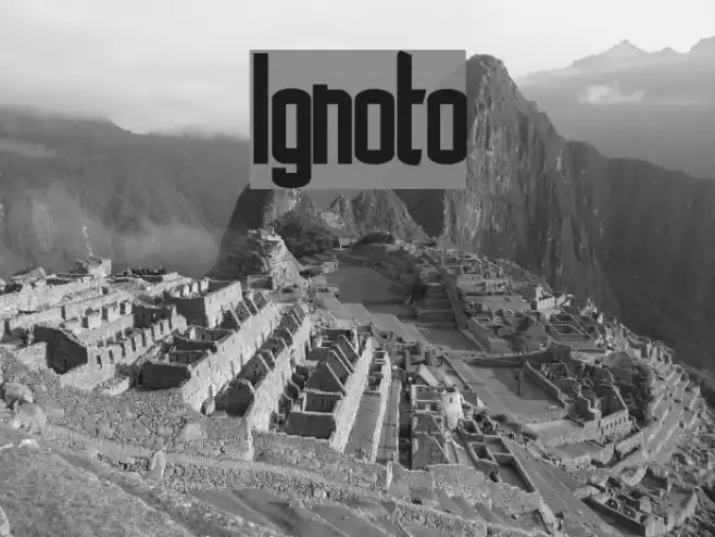 Ignoto フォント examples
