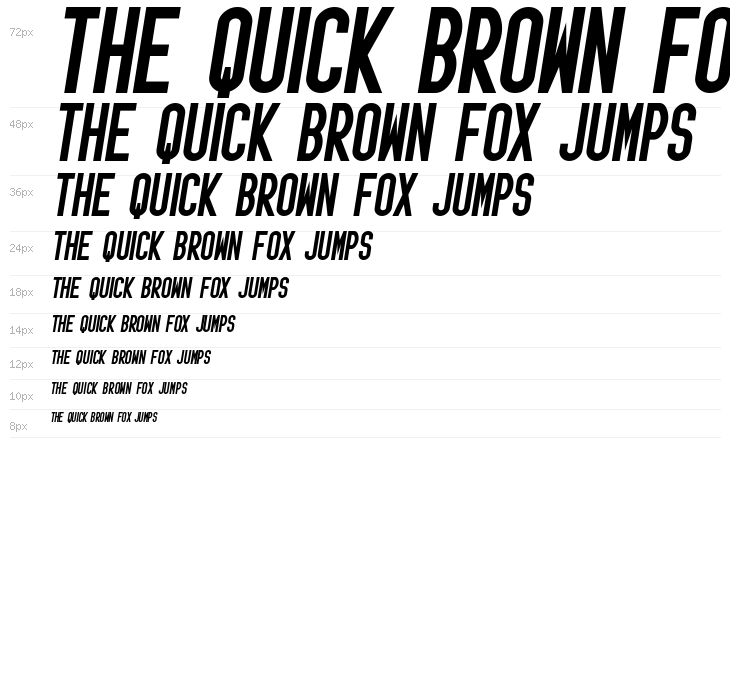 Ignotum Bold Italic Waterfall