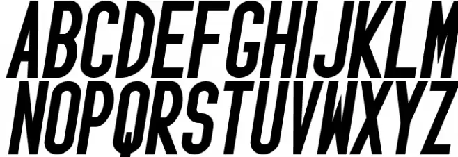 Ignotum Bold Italic Caratteri MINUSCOLO