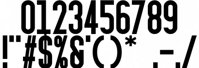 Ignotum Bold Font OTHER CHARS