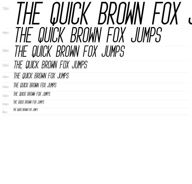 Ignotum Italic Waterfall