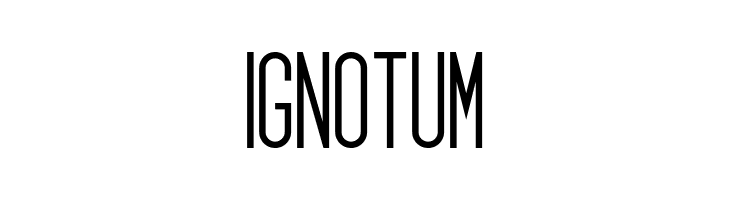 Ignotum  baixar fontes gratis
