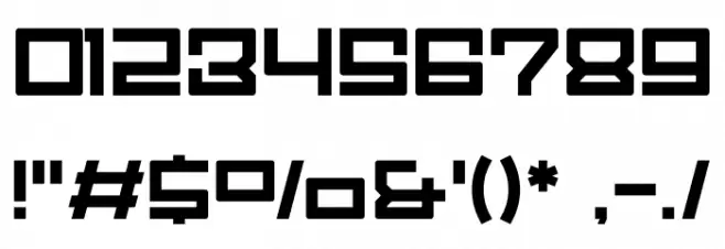 Igoe Font OTHER CHARS