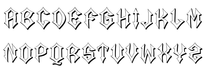 Igor Regular Font LOWERCASE
