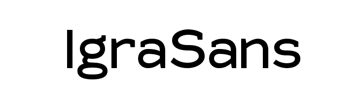 IgraSans  フリーフォントのダウンロード
