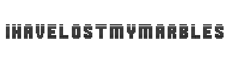 IHAVELOSTMYMARBLES  Frei Schriftart Herunterladen