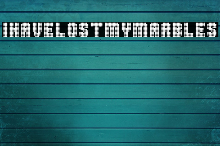 IHAVELOSTMYMARBLES Example 1