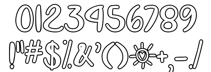 IHeartColoring-Regular Font OTHER CHARS